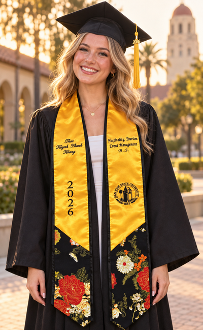 Custom Graduation Stole/Personalized Graduation Stole